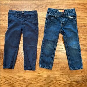 Old Navy Kids Navy and Denim Jeans Set